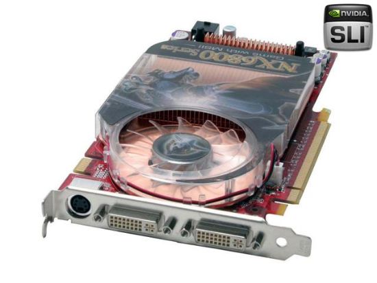 Picture of MSI NX6800GTT2D256E GeForce 6800GT 256MB 256-bit GDDR3 PCI Express x16 SLI Support Video Card