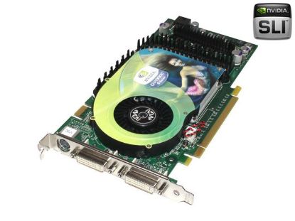 Picture of EVGA 256-P2-N376-AX GeForce 6800GT 256MB 256-bit GDDR3 PCI Express x16 SLI Support Video Card