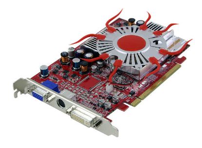 Picture of POWERCOLOR R38A TC3 Radeon X600XT 128MB 128-bit DDR PCI Express x16 Video Card