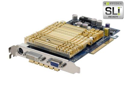 Picture of GIGABYTE GV N66T128VP GeForce 6600GT 128MB 128-bit GDDR3 AGP 4X/8X Video Card