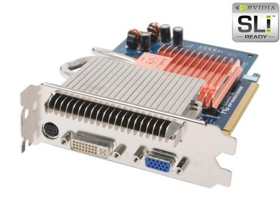 Picture of GIGABYTE GV NX66T256DE GeForce 6600GT 256MB 128-bit GDDR2 PCI Express x16 SLI Support Silent Pipe II Video Card