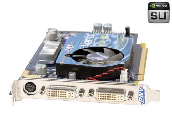 Picture of PNY VCG6600GXPB GeForce 6600GT 128MB 128-bit GDDR3 PCI Express x16 SLI Support Video Card