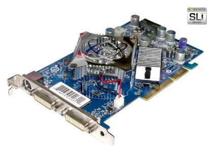 Picture of XFX PV T43A NDF7 GeForce 6600GT 128MB 128-bit GDDR3 AGP 4X/8X Video Card