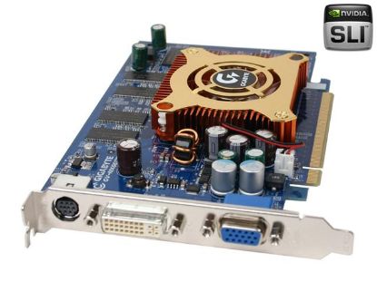 Picture of GIGABYTE GV NX66128D GeForce 6600 128MB 128-bit DDR PCI Express x16 Video Card