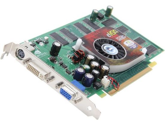 Picture of EVGA 256-P2-N369-RX GeForce 6600 256MB 128-bit DDR PCI Express x16 SLI Support Video Card