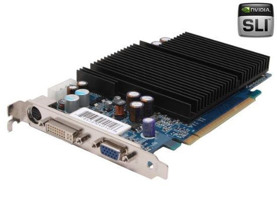 Picture of XFX PVT43PUAH3 GeForce 6600 256MB 128-bit DDR PCI Express x16 SLI Support Video Card