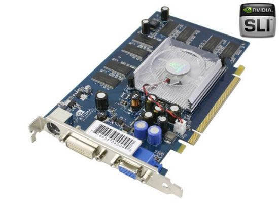 Picture of XFX PVT43PNAD7 GeForce 6600 128MB 128-bit DDR PCI Express x16 Video Card