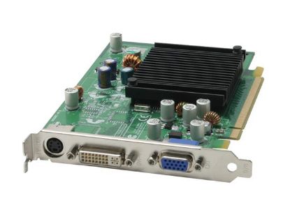 Picture of EVGA 032 TC 1N02 D3 GeForce 6200TC Supporting 128MB (350MHz 32MB 32-bit DDR Onboard) DDR PCI Express x16 Video Card