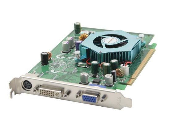 Picture of JATON VIDEOPX6200TCLP GeForce 6200TC Supporting 256MB 64-bit DDR PCI Express x16 Video Card