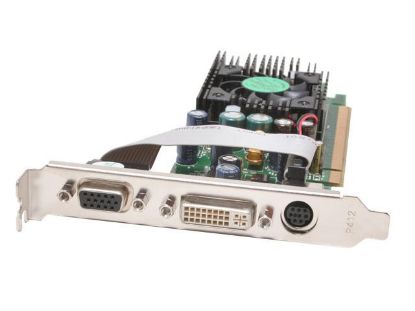 Picture of JATON VIDEO PX6200TC 128LP GeForce 6200TC 256MB (128MB On board) 64-bit DDR PCI Express x16 Video Card with L-P Bracket