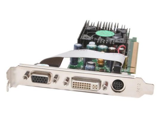 Picture of JATON VIDEOPX6200TC128LP GeForce 6200TC 256MB (128MB On board) 64-bit DDR PCI Express x16 Video Card with L-P Bracket