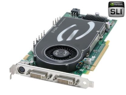 Picture of EVGA 256 P2 N525 A1 GeForce 7800GTX 256MB 256-bit GDDR3 PCI Express x16 SLI Support Video Card