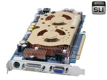 Picture of GIGABYTE GV 3D1 XL Dual GeForce 6600 256MB(Dual 128MB) dual 128-bit GDDR3 PCI Express x16 SLI Support Dual Core Video Card