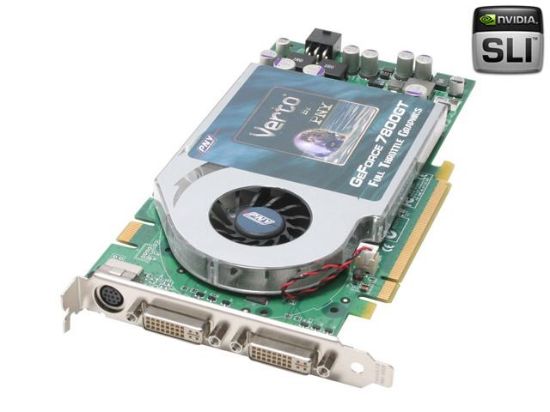 Picture of PNY VCG7800GXWB GeForce 7800GT 256MB 256-bit GDDR3 PCI Express x16 SLI Support Video Card