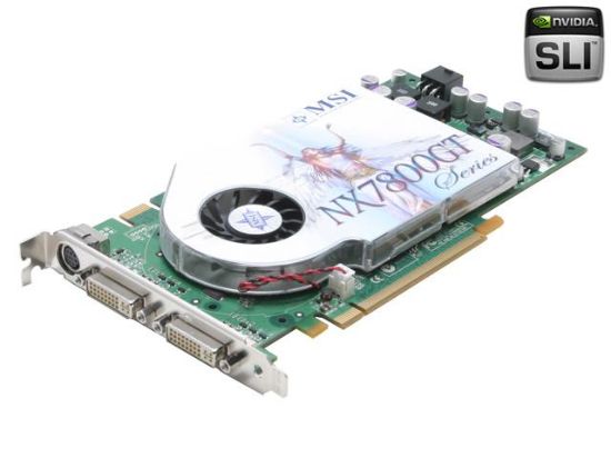 Picture of MSI NX7800GT-VT2D256E-LITE GeForce 7800GT 256MB 256-bit GDDR3 PCI Express x16 SLI Support Video Card with Call of Duty 2