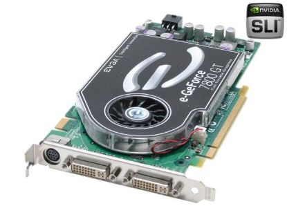 Picture of EVGA 256 P2 N515 A1 GeForce 7800GT 256MB 256-bit GDDR3 PCI Express x16 SLI Support Video Card