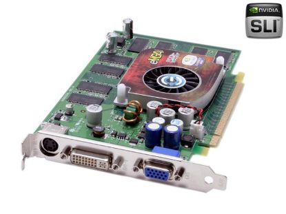 Picture of EVGA 128 P2 N354 A1 GeForce 6600LE 128MB 128-bit DDR PCI Express x16 SLI Support Video Card