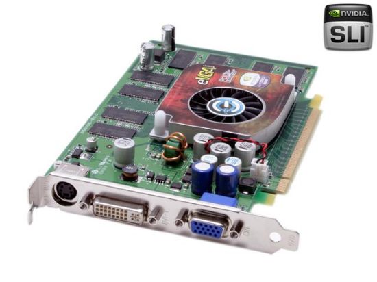 Picture of EVGA 128-P2-N354 A2 GeForce 6600LE 128MB 128-bit DDR PCI Express x16 SLI Support Video Card