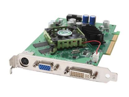 Picture of EVGA 256-A8-N330-T1 GeForce 6600LE 256MB 128-bit DDR AGP 4X/8X Video Card