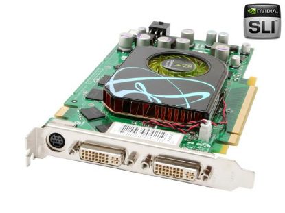 Picture of XFX PV T71G UDE7 GeForce 7900GT 256MB 256-bit GDDR3 PCI Express x16 SLI Supported Video Card