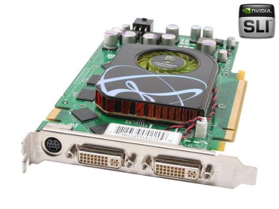 Picture of XFX PV-T71G-UDP7 GeForce 7900GT 256MB 256-bit GDDR3 PCI Express x16 SLI Supported Video Card