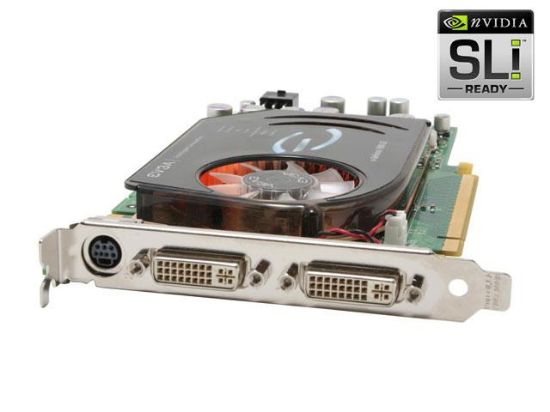 Picture of EVGA 256 P2 N567 ER GeForce 7900GT 256MB 256-bit GDDR3 PCI Express x16 SLI Support Video Card