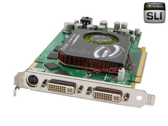 Picture of EVGA 256P2N563B1 GeForce 7900GT 256MB 256-bit GDDR3 PCI Express x16 SLI Supported Video Card