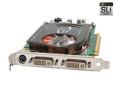 Picture of EVGA 256-P2-N564-A1 GeForce 7900GT 256MB 256-bit GDDR3 PCI Express x16 SLI Supported Video Card