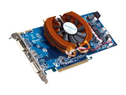 Picture of GIGABYTE GV R485OC 1GH Radeon HD 4850 1GB 256-bit GDDR3 PCI Express 2.0 x16 HDCP Ready CrossFireX Support Video Card