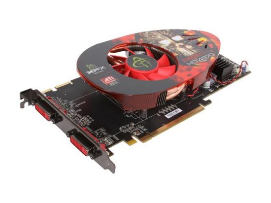 Picture of XFX HD-487A YWFC Radeon HD 4870 512MB 256-bit GDDR5 PCI Express 2.0 x16 HDCP Ready CrossFireX Support Video Card