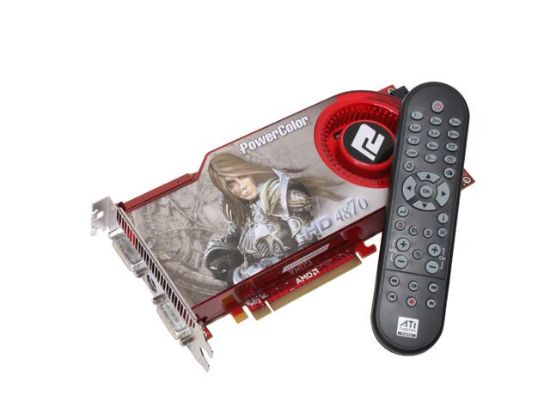 Picture of POWERCOLOR AX4870-512MD5-RM Radeon HD 4870 512MB 256-bit GDDR5 PCI Express 2.0 x16 HDCP Ready CrossFireX Support Video Card