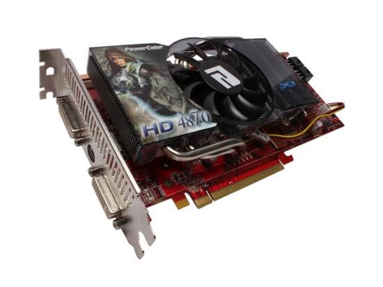 Picture of POWERCOLOR AX4870 1GBD5 PPH Radeon HD 4870 1GB 256-bit GDDR5 PCI Express 2.0 x16 HDCP Ready CrossFireX Support Video Card