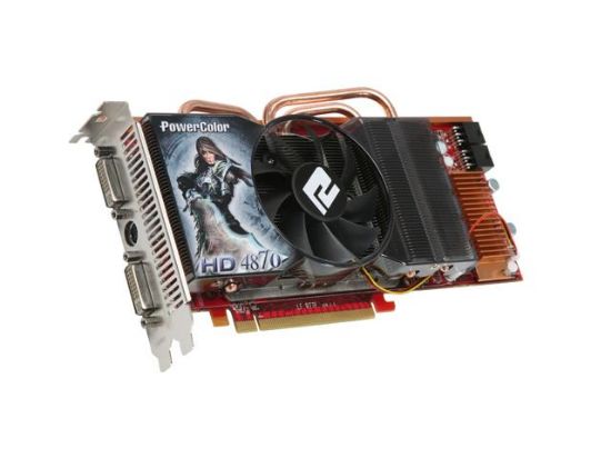 Picture of POWERCOLOR AX4870-1GBD5 Radeon HD 4870 1GB 256-bit GDDR5 PCI Express 2.0 x16 HDCP Ready CrossFireX Support Video Card