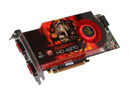 Picture of XFX HD 487A ZHDC Radeon HD 4870 1GB XXX 256-bit GDDR5 PCI Express 2.0 x16 HDCP Ready CrossFire Supported Video Card