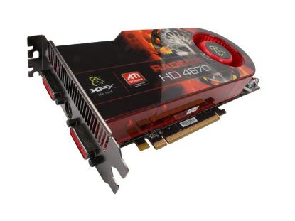 Picture of XFX HD 487A YDDC Radeon HD 4870 XXX 512MB 256-bit GDDR5 PCI Express 2.0 x16 HDCP Ready CrossFire Supported Video Card