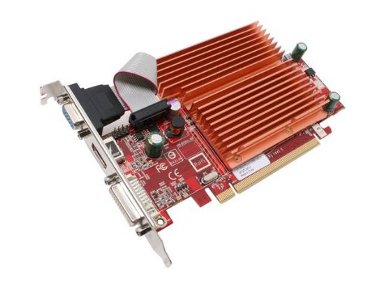 Picture of VISIONTEK 900231 Radeon HD 3450 512MB 64-bit GDDR2 PCI Express 2.0 x16 HDCP Ready CrossFireX Support Video Card