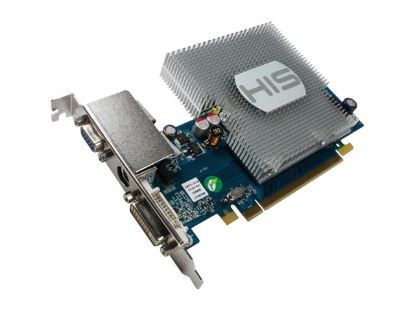 Picture of HIS H345H256NP Radeon HD 3450 256MB 64-bit GDDR2 PCI Express 2.0 x16 HDCP Ready CrossFireX Support Video Card