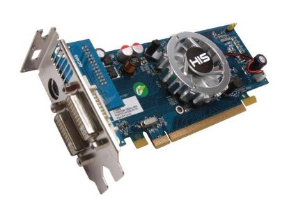 Picture of HIS H345F512LNP Radeon HD 3450 512MB 64-bit GDDR2 PCI Express 2.0 x16 HDCP Ready CrossFireX Support Low Profile Ready Video Card