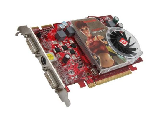 Picture of DIAMOND 4670PE31GDT Radeon HD 4670 1GB 128-bit GDDR3 PCI Express 2.0 x16 HDCP Ready CrossFireX Support Video Card