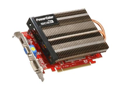 Picture of POWERCOLOR SCS3 AX4670 1GBK3 S3H Radeon HD 4670 1GB 128-bit DDR3 PCI Express 2.0 x16 HDCP Ready CrossFireX Support Video Card