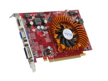 Picture of MSI R4650MD512 Radeon HD 4650 512MB 128-bit GDDR2 PCI Express 2.0 x16 HDCP Ready CrossFireX Support Video Card