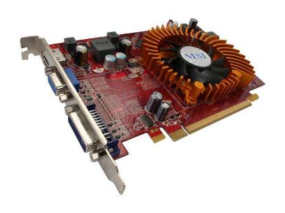 Picture of MSI R4650 MD1G Radeon HD 4650 1GB 128-bit GDDR2 PCI Express 2.0 x16 HDCP Ready CrossFireX Support Video Card