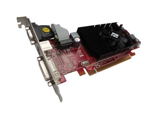 Picture of POWERCOLOR AX4550512MK3 Radeon HD 4550 512MB 64-bit DDR3 PCI Express 2.0 x16 HDCP Ready CrossFireX Support Video Card