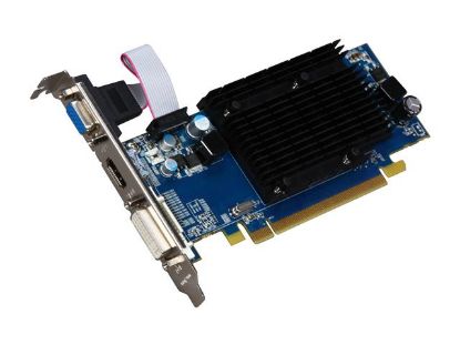 Picture of SAPPHIRE 100252DDR2L Radeon HD 4550 512MB 64-bit DDR2 PCI Express 2.0 x16 HDCP Ready Video Card