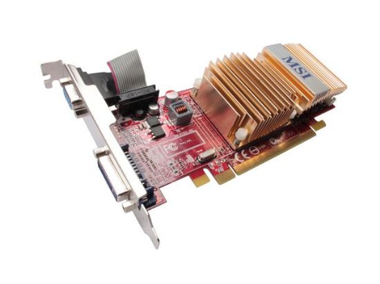 Picture of MSI R4350 D256H Radeon HD 4350 256MB 64-bit GDDR2 PCI Express 2.0 x16 HDCP Ready Video Card