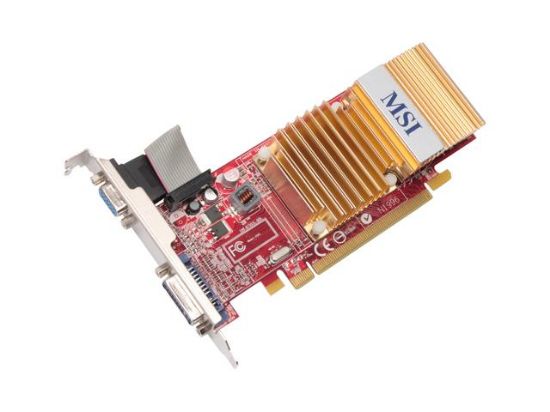 Picture of MSI R4350 D512H Radeon HD 4350 512MB 64-bit GDDR2 PCI Express 2.0 x16 HDCP Ready Video Card