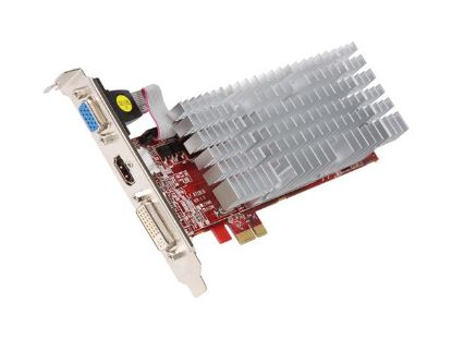 Picture of POWERCOLOR AE4350 512MD2 H Radeon HD 4350 512MB 64-bit DDR2 PCI Express x1 HDCP Ready CrossFireX Support Video Card