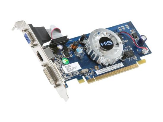 Picture of HIS H435F512H Radeon HD 4350 512MB 64-bit DDR2 PCI Express 2.0 x16 HDCP Ready Low Profile Ready Video Card