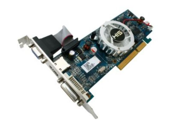 Picture of HIS H435F512HA Radeon HD 4350 512MB 64-bit DDR3 AGP 4X/8X HDCP Ready Low Profile Ready Video Card