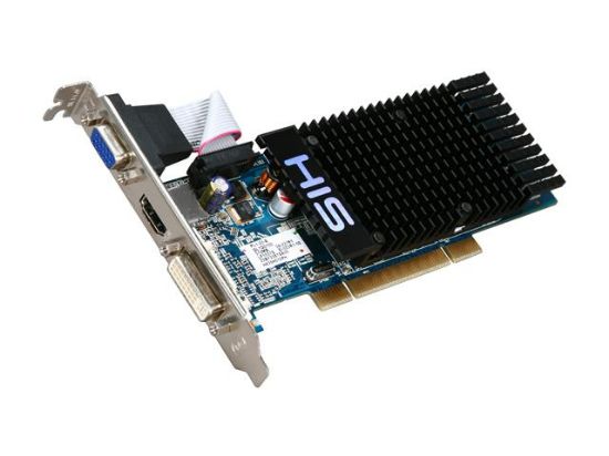 Picture of HIS H435H512PH Radeon HD 4350 Silence 512MB 64-bit DDR2 PCI Low Profile Video Card